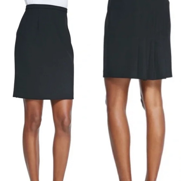 diane Von Furstenberg DVF Eliza Back Pleated Skirt - Picture 1 of 9